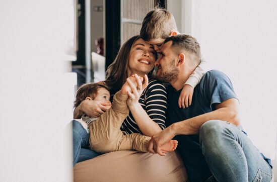 Familie und das Alphabet